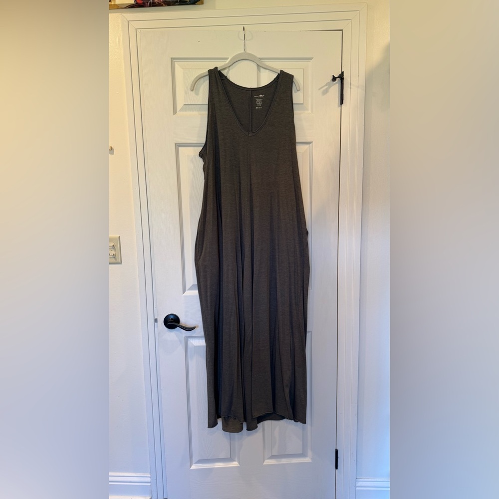 NATURAL LIFE Charcoal/Brown/Green Jumpsuit